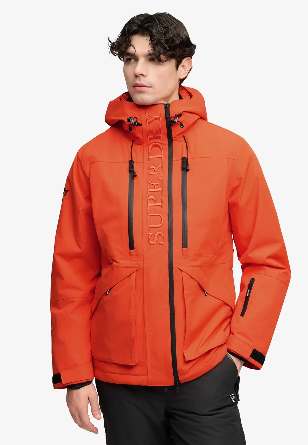 Superdry Ultimate Freestyle Skijas - Bold Orange - XXL - afbeelding 2 van 3