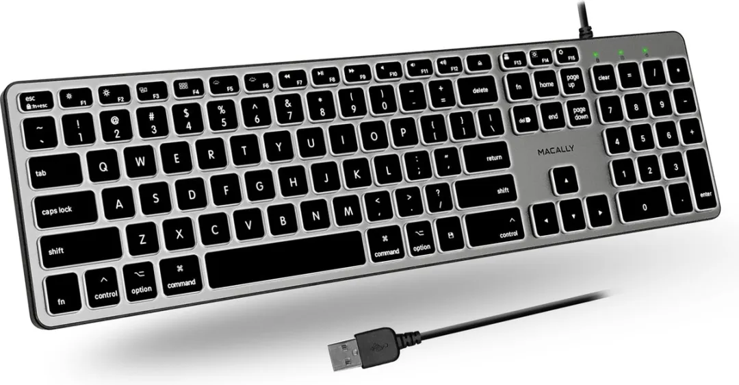 Macally BLSLIMKEYPROSG Toetsenbord