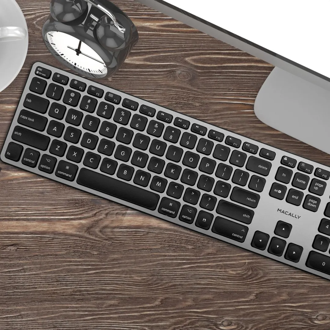 Macally BLSLIMKEYPROSG Toetsenbord - Spacegray - afbeelding 6 van 6