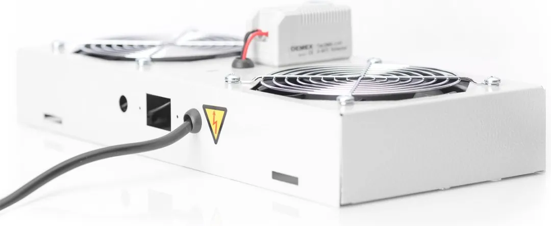 Digitus DN-19 FAN-2-WM-T Patchkastventilator - 2x - Grijs