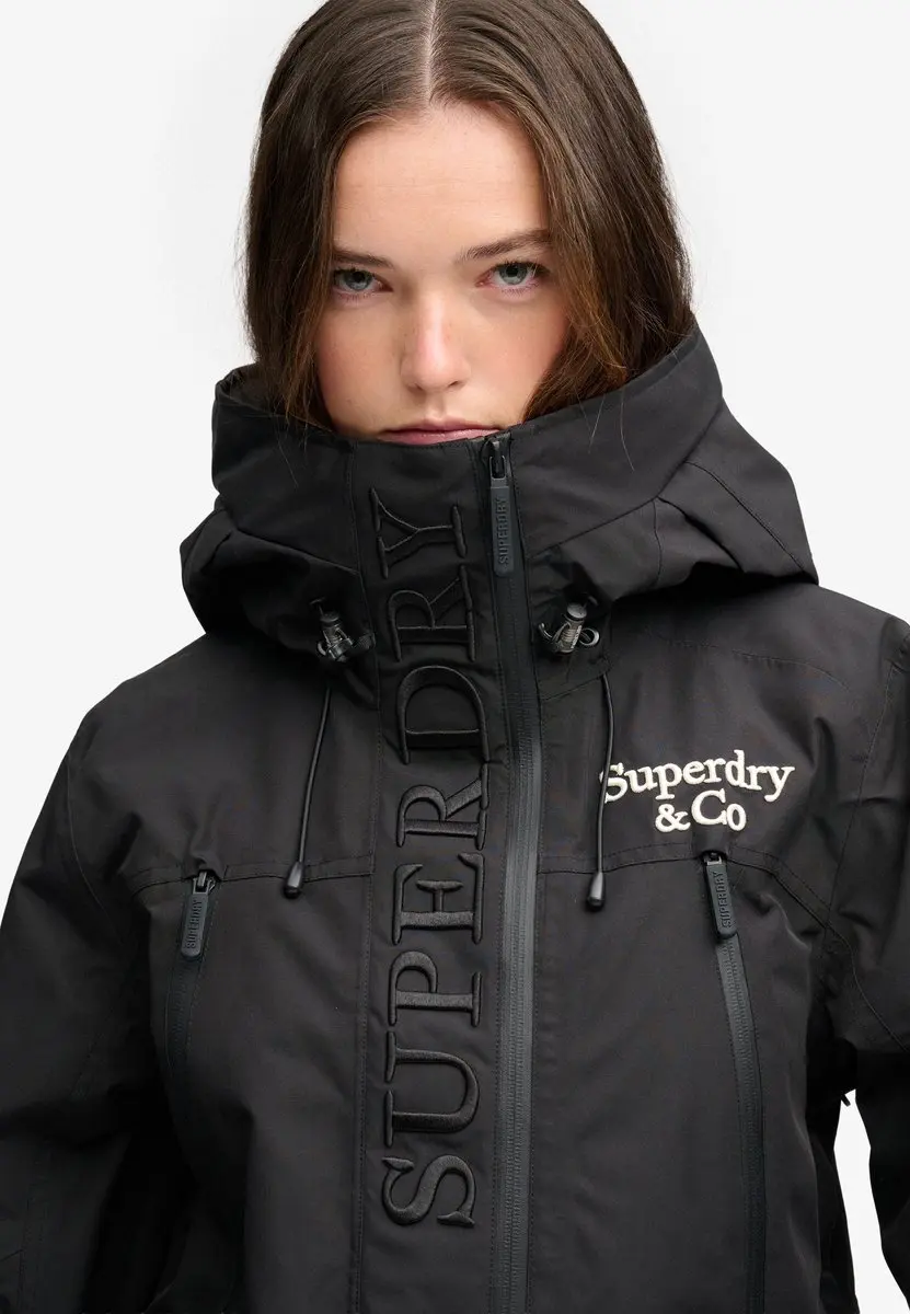 Superdry Ultimate Freestyle Ski Jas Dames - Zwart - afbeelding 3 van 3