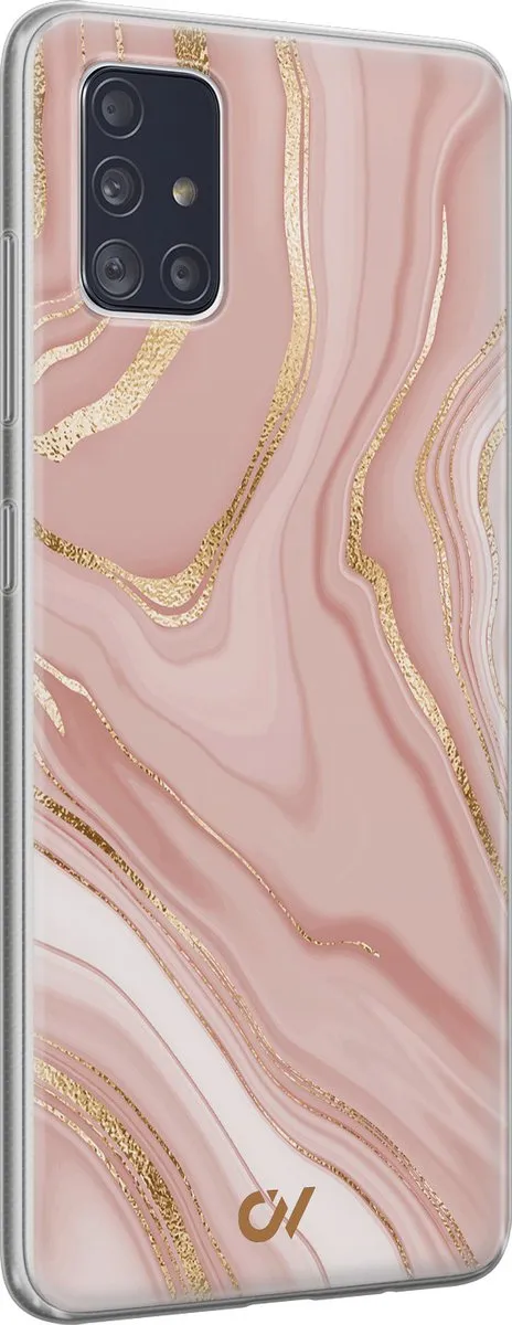 Casevibes Hoesje Samsung Galaxy A51 - Roze Marble - S/A51/UV/014