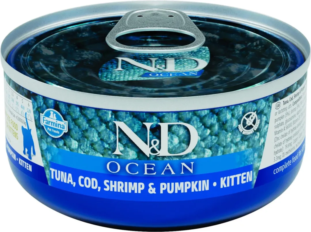 Farmina N&D Ocean Kitten Natvoer
