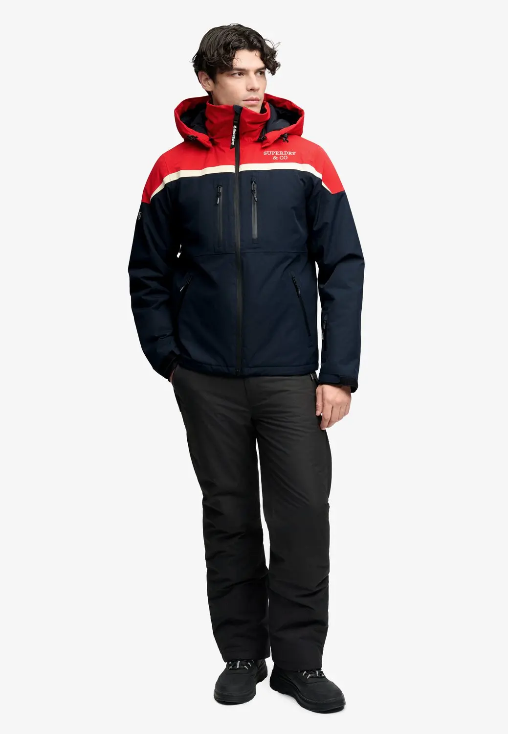 Superdry Hooded Ski Shell Jas - afbeelding 2 van 2
