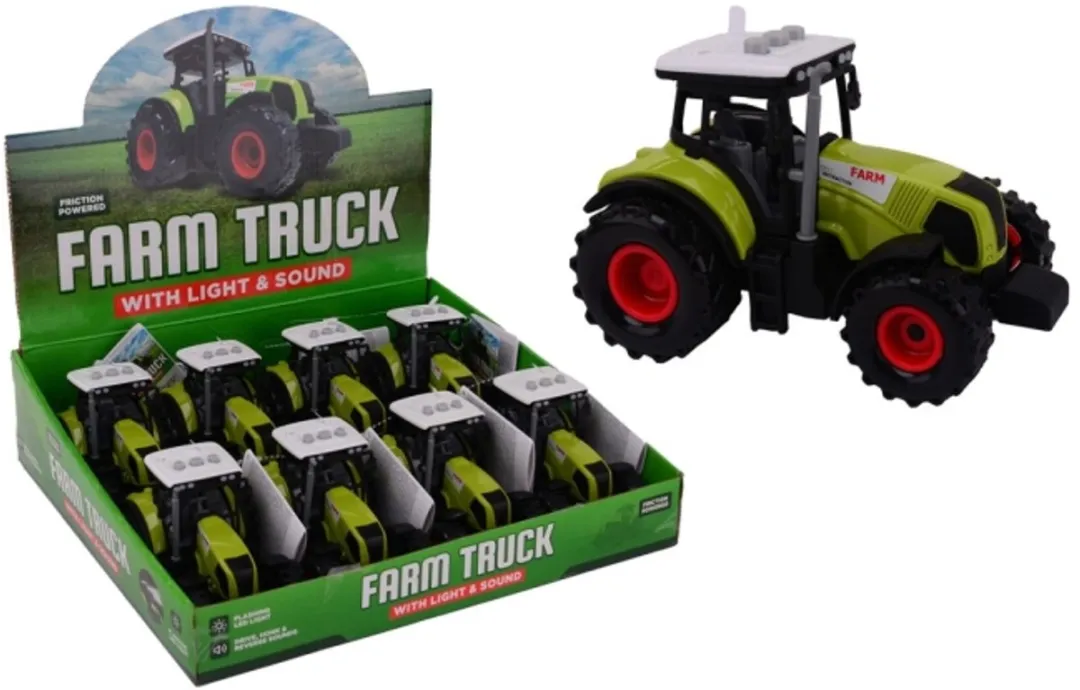 Johntoy Tractor Farming Junior 26111 - 8x15cm Groen