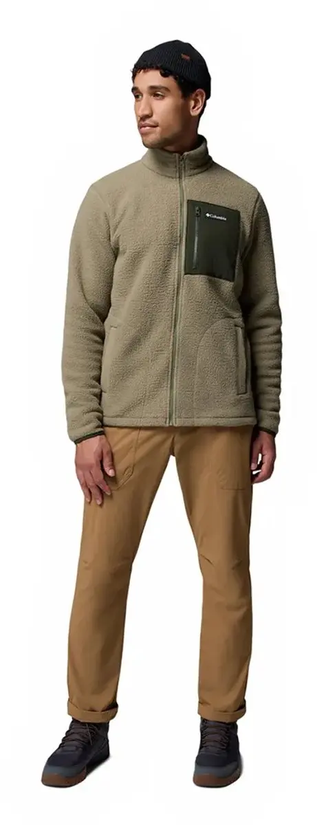 Columbia Jasper Ridge Pebbled Full Zip Fleece - Groen - afbeelding 6 van 6