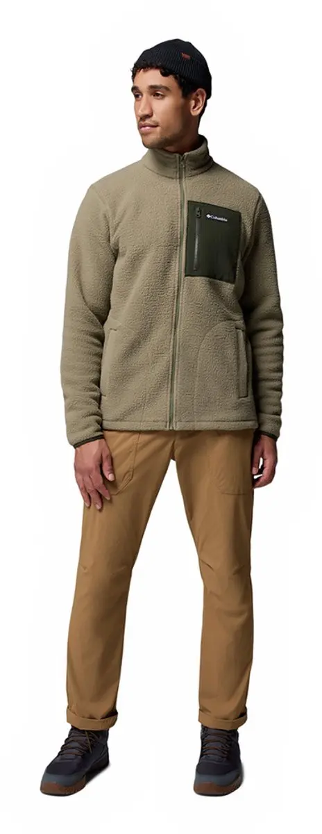 Columbia Jasper Ridge Pebbled Full Zip Fleece - Groen - afbeelding 4 van 6