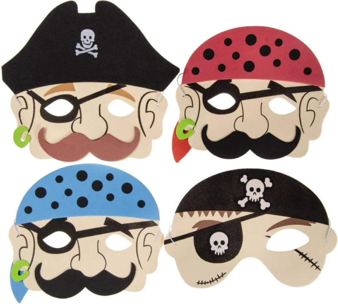 Toi-Toys Piraat Maskers Set