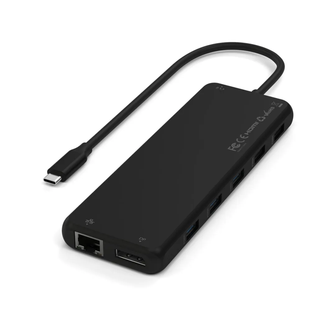 Satechi ST-P3D13K USB-C 13-in-1 Adapter - Zwart
