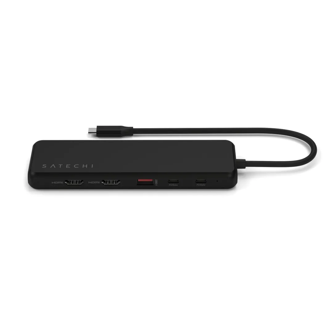 Satechi ST-P3D13K USB-C 13-in-1 Adapter - Zwart
