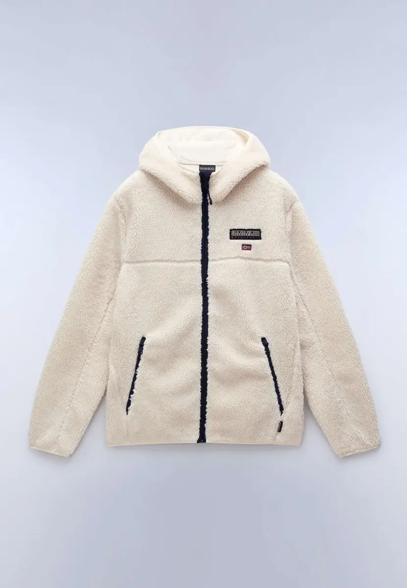 Napapijri Tynik Fleece Zip Hood - Wit - afbeelding 4 van 5
