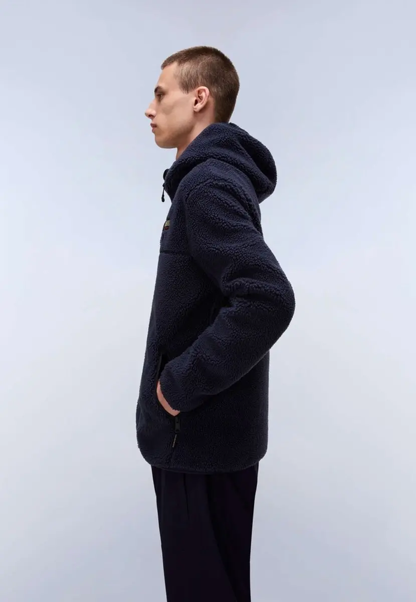 Napapijri Tynik Fleece Zip Hood - Wit - afbeelding 5 van 5