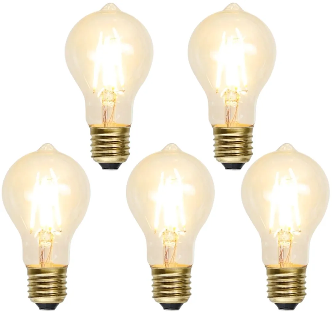 Star Trading Rookglas E27 1.6W Bol - 5 Stuks