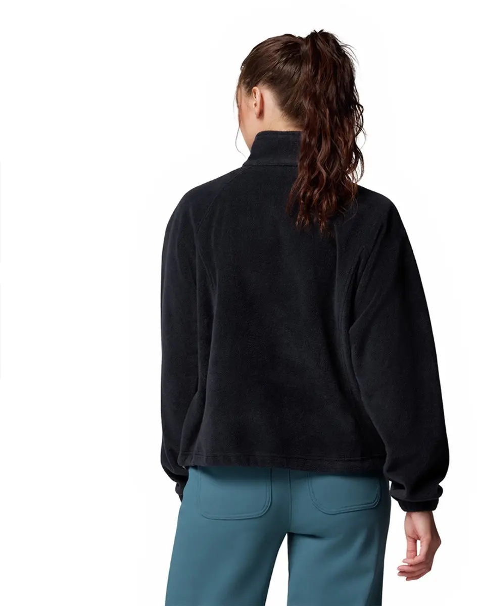 Columbia Benton Springs Relaxed Full Zip Fleece - Zwart S - afbeelding 2 van 6