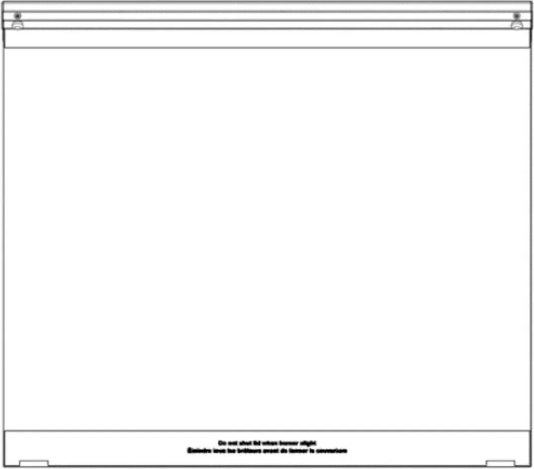 Thetford Fornuis K1520 Glasplaat