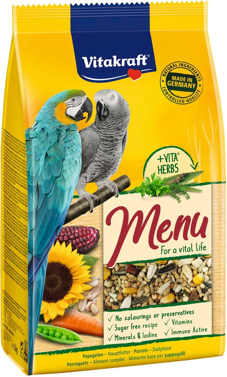 Vitakraft Papegaaivoer Menu 1 Kg