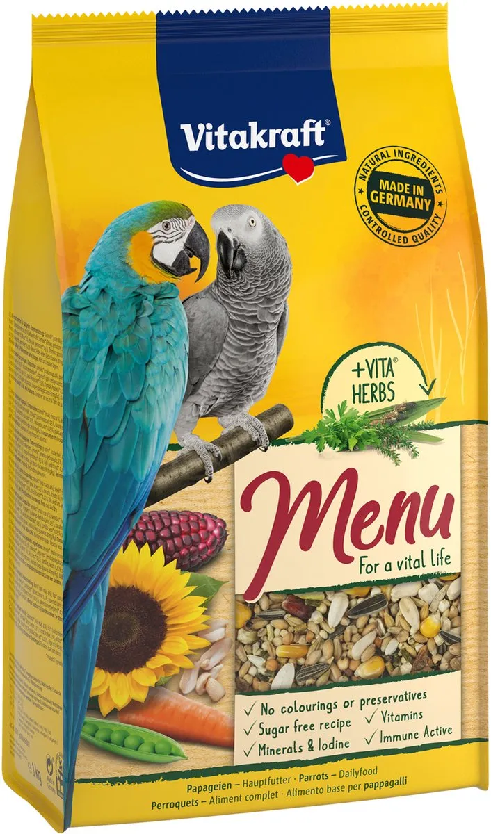 Vitakraft Papegaaivoer Menu 1 Kg