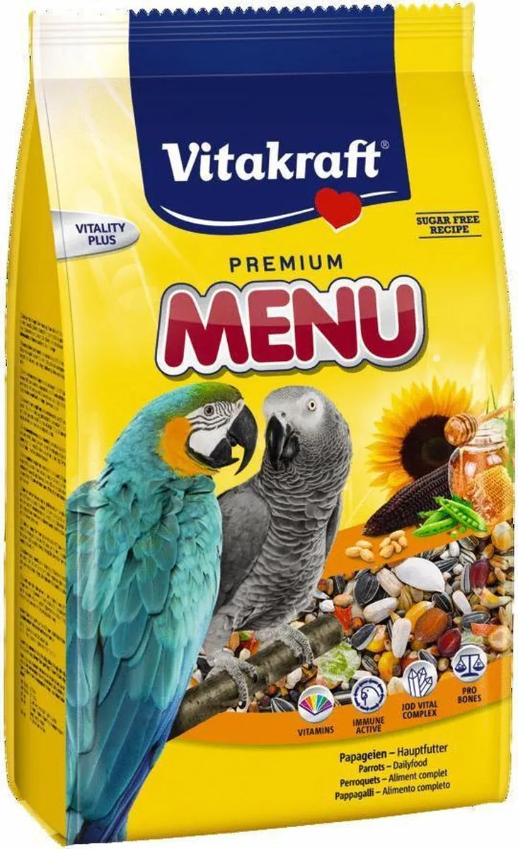 Vitakraft Papegaaivoer Menu 1 Kg