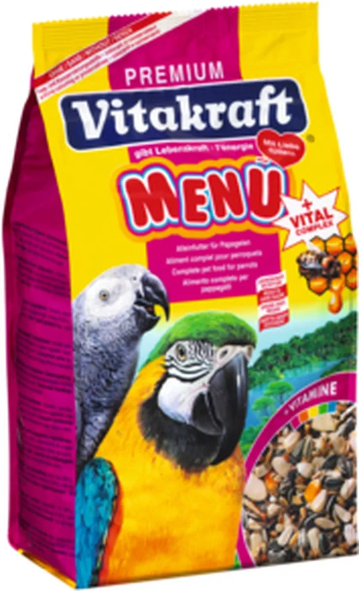 Vitakraft Papegaaivoer Menu 1 Kg - afbeelding 6 van 6