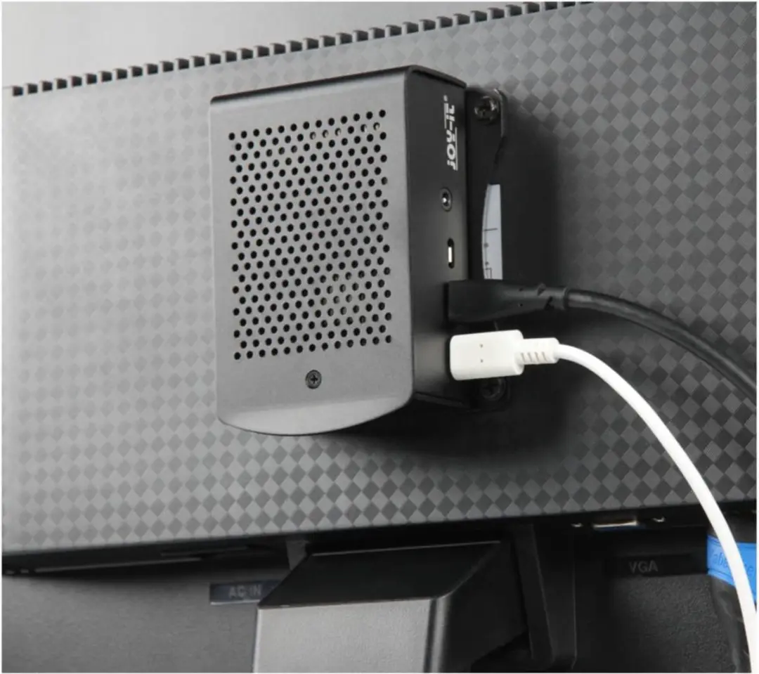 Joy-iT rb-alucasep4+06 SBC-behuizing - Zwart - afbeelding 3 van 6
