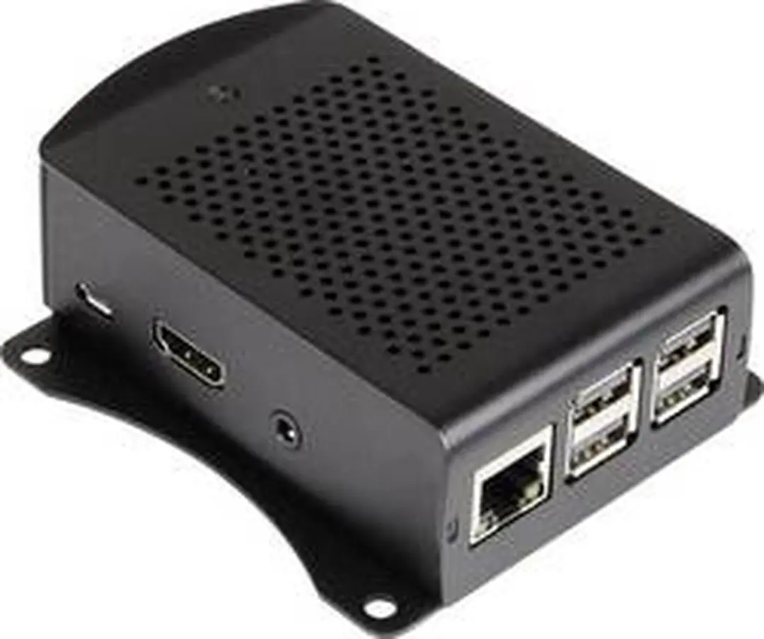 Joy-iT rb-alucasep4+06 SBC-behuizing - Zwart - afbeelding 5 van 6