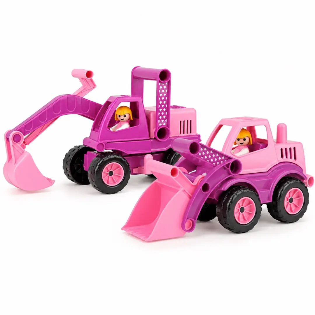 Lena Kraanwagen en Shovel Roze