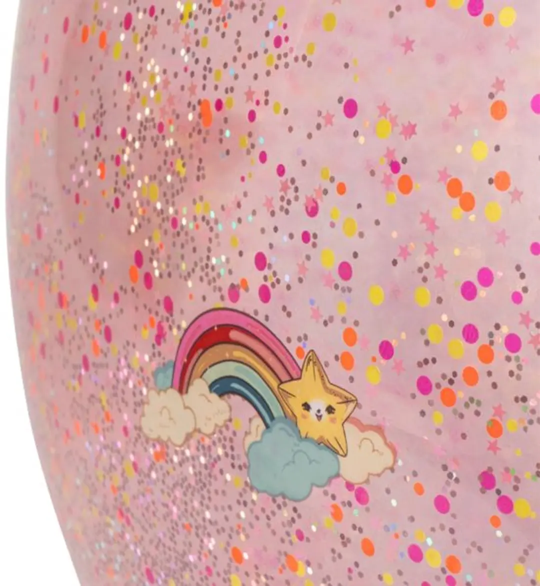 Konges Sløjd Glitter Skippybal Rainbow - afbeelding 2 van 3
