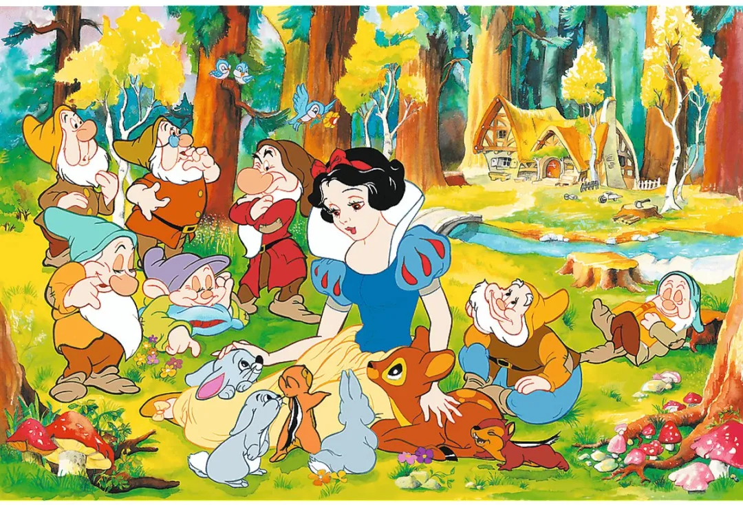 Trefl Disney Sneeuwwitje Jubileum Puzzel 600 Stuks - Multicolor