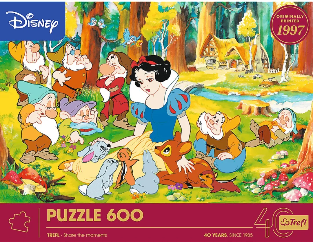 Trefl Disney Sneeuwwitje Jubileum Puzzel 600 Stuks - Multicolor