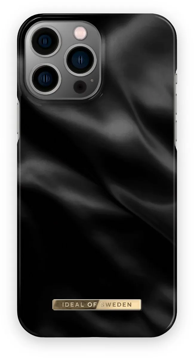 iDeal of Sweden iPhone 13 Pro Max Hoesje Black Satin