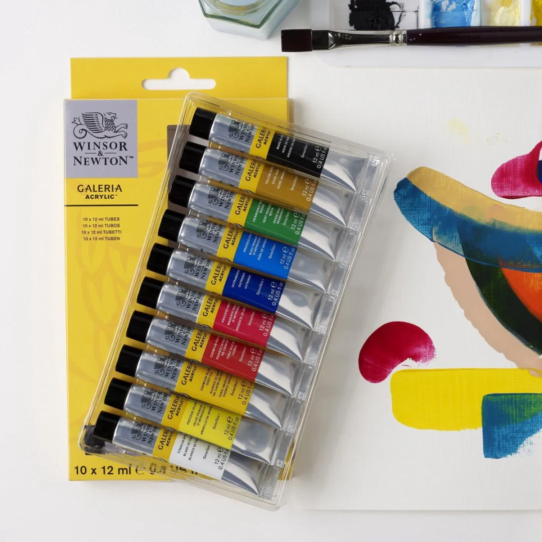Winsor & Newton Galeria Acrylverf Set 10x12ml - 10 Kleuren
