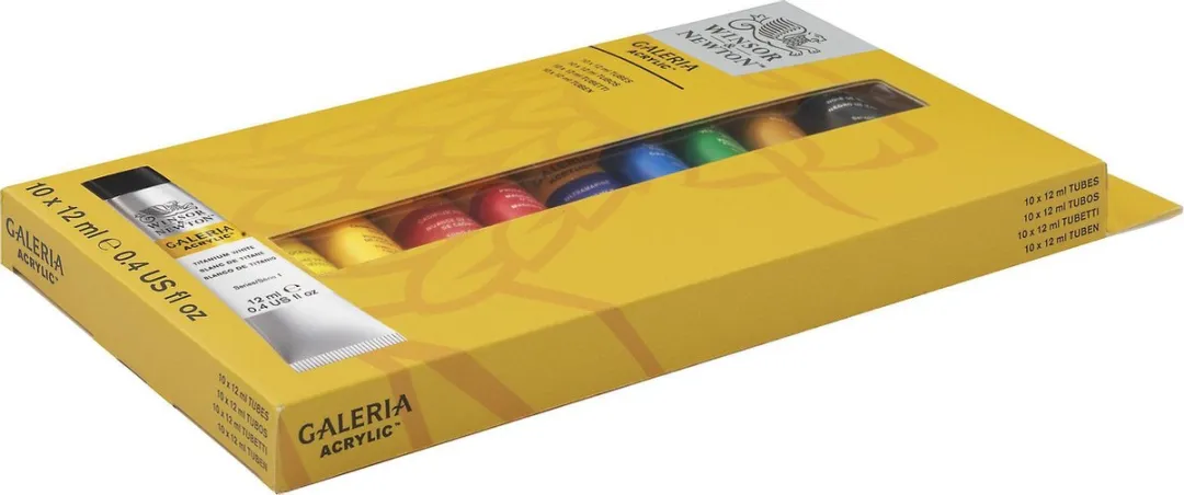 Winsor & Newton Galeria Acrylverf Set 10x12ml - 10 Kleuren