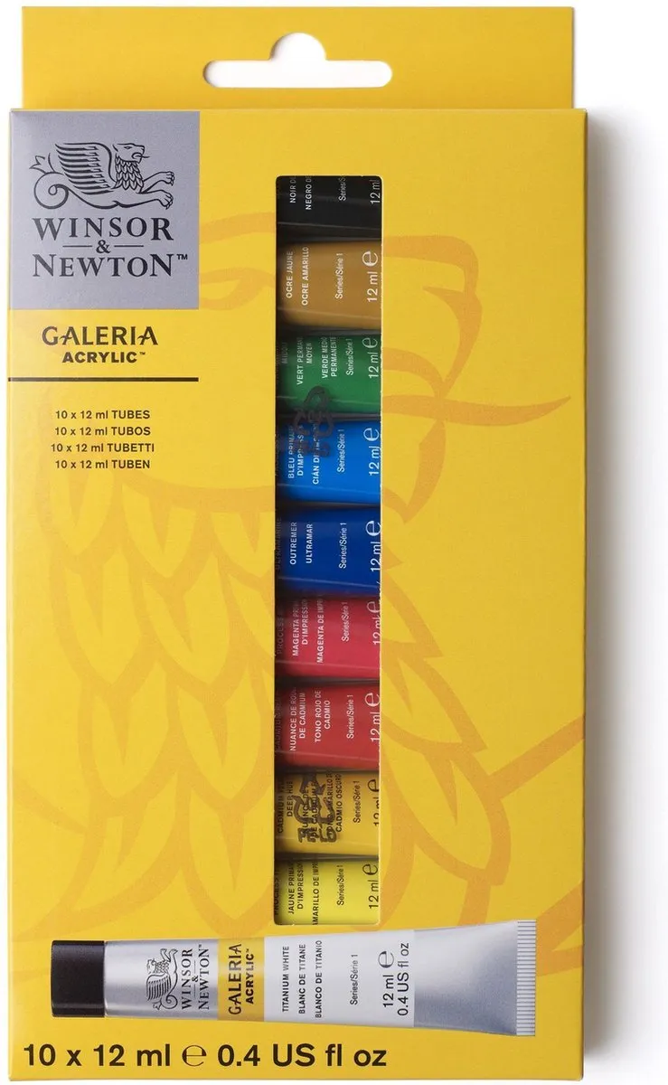 Winsor & Newton Galeria Acrylverf Set 10x12ml