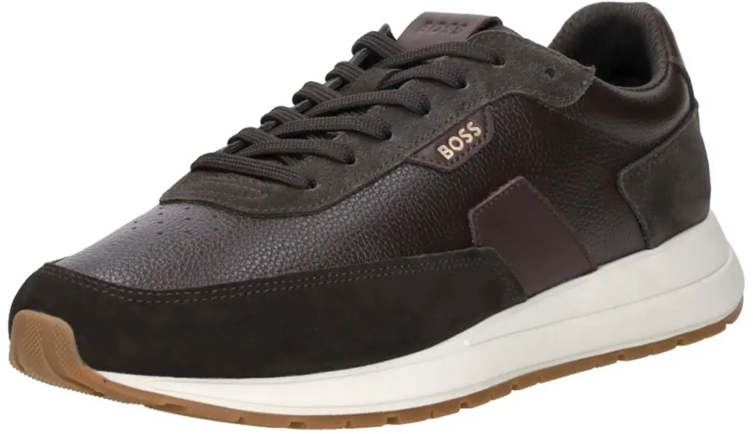 Hugo Boss Vinston Runner Sneakers Laag - donkerbruin - Maat 45 - afbeelding 4 van 6