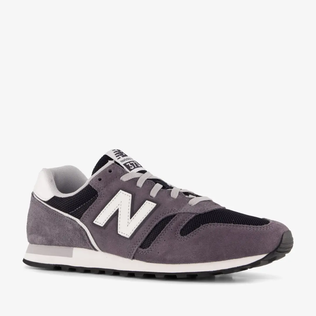 New Balance 373 suède heren sneakers grijs zwart - Maat 42.5