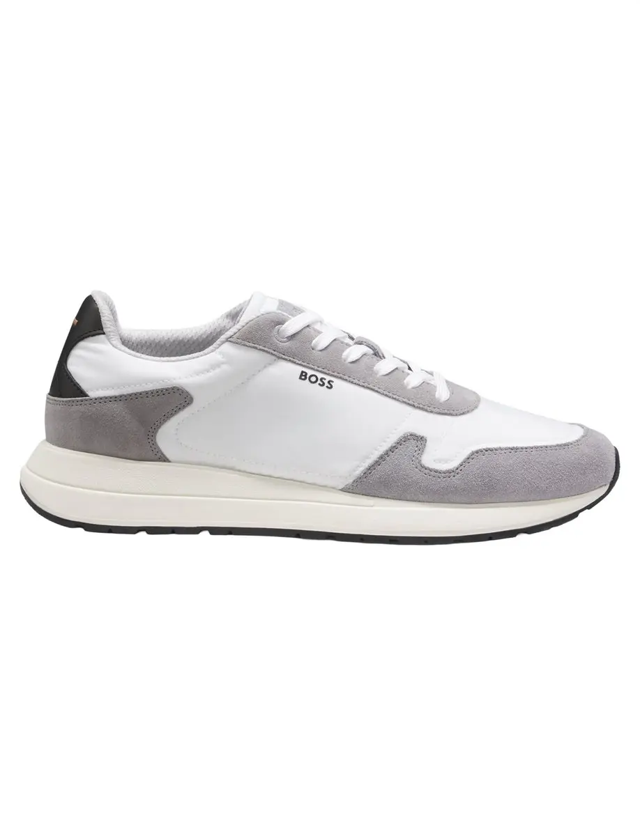 BOSS Black Vinston Runn Sneakers - Wit - afbeelding 6 van 6