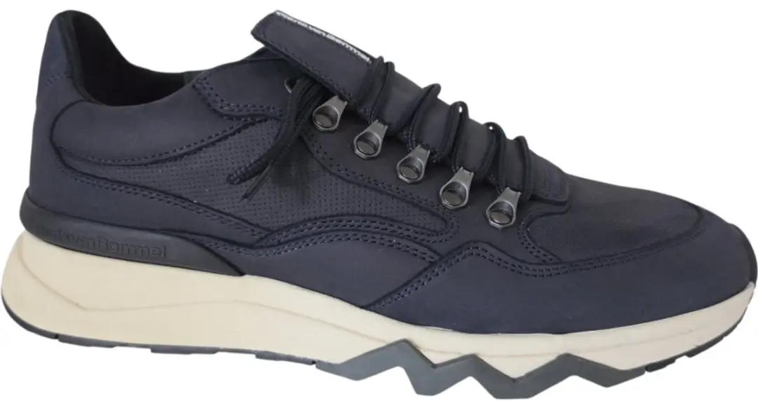 Floris van Bommel De Zager Sneakers - Blauw - afbeelding 6 van 6