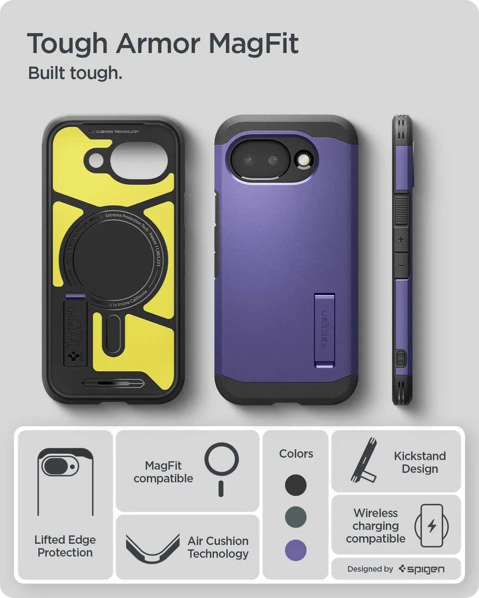 Spigen Tough Armor Backcover Pixel 10a - Ash Violet - 8800337244144