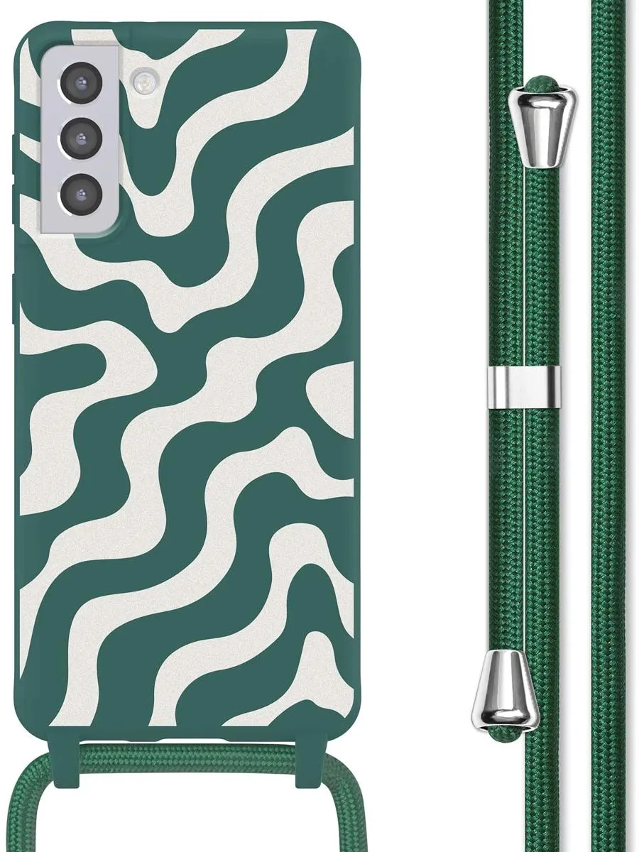 Imoshion Hoesje Samsung Galaxy S21 Plus - Petrol Green Groovy