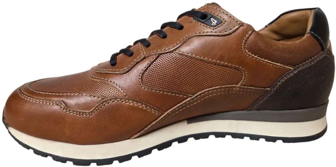Australian Fabian Leren Sneakers Heren - Cognac - 42 - afbeelding 4 van 6