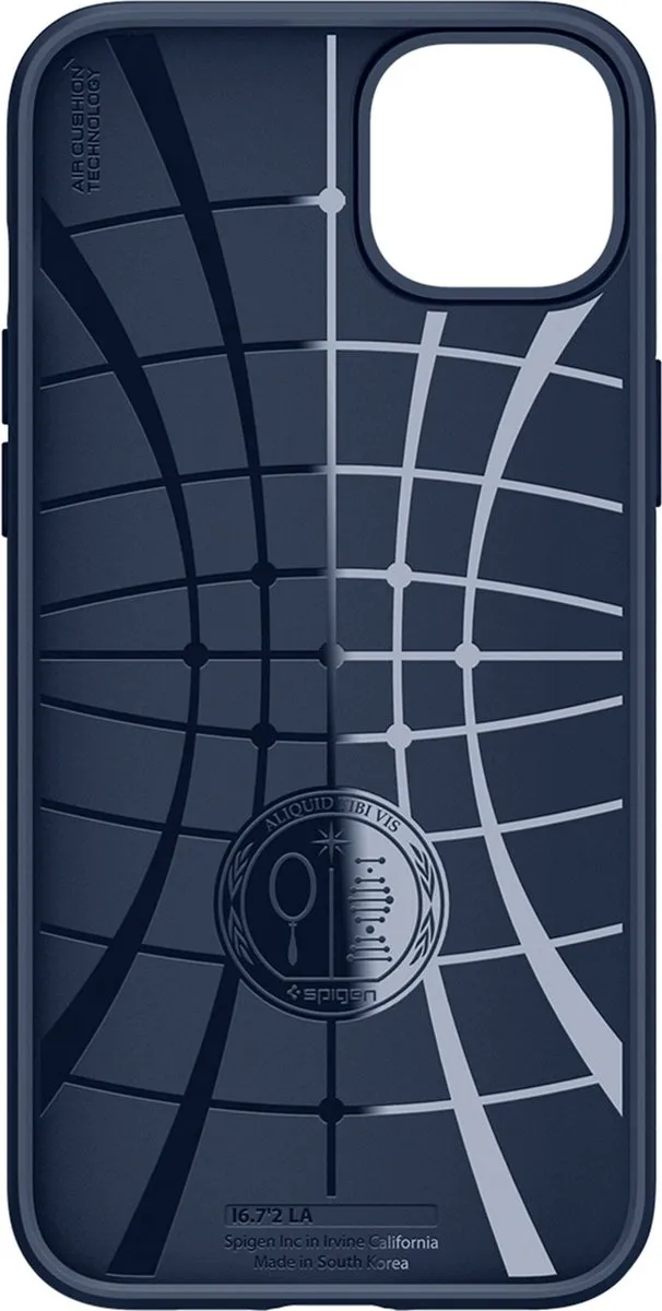 Spigen Liquid Air Case iPhone 14 - Navy Blauw