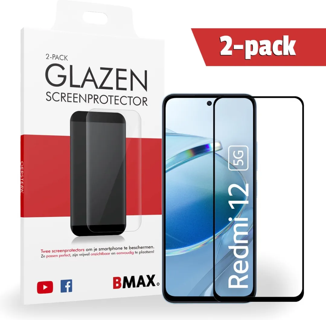 BMAX Screenprotectors Xiaomi Redmi 12 5G