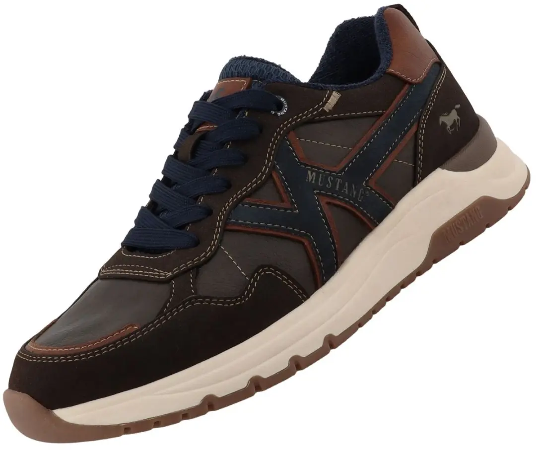 Mustang Heren Sneaker Mokka