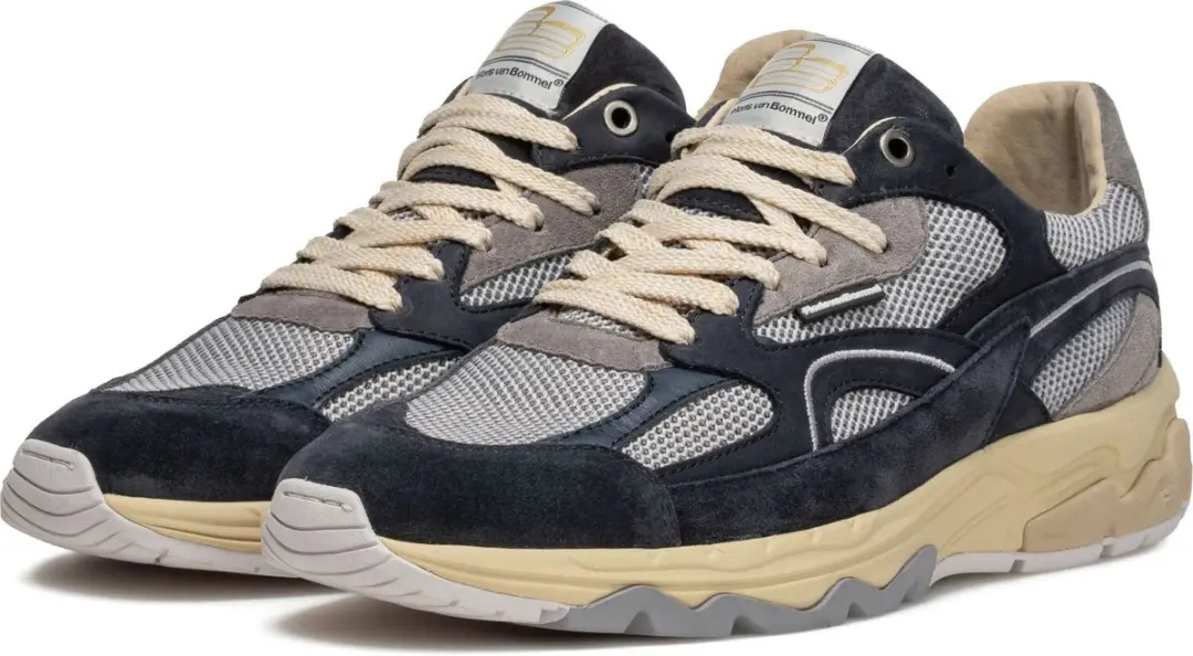 Floris van Bommel De Rezer Sneakers - Suède - Blauw - afbeelding 3 van 6