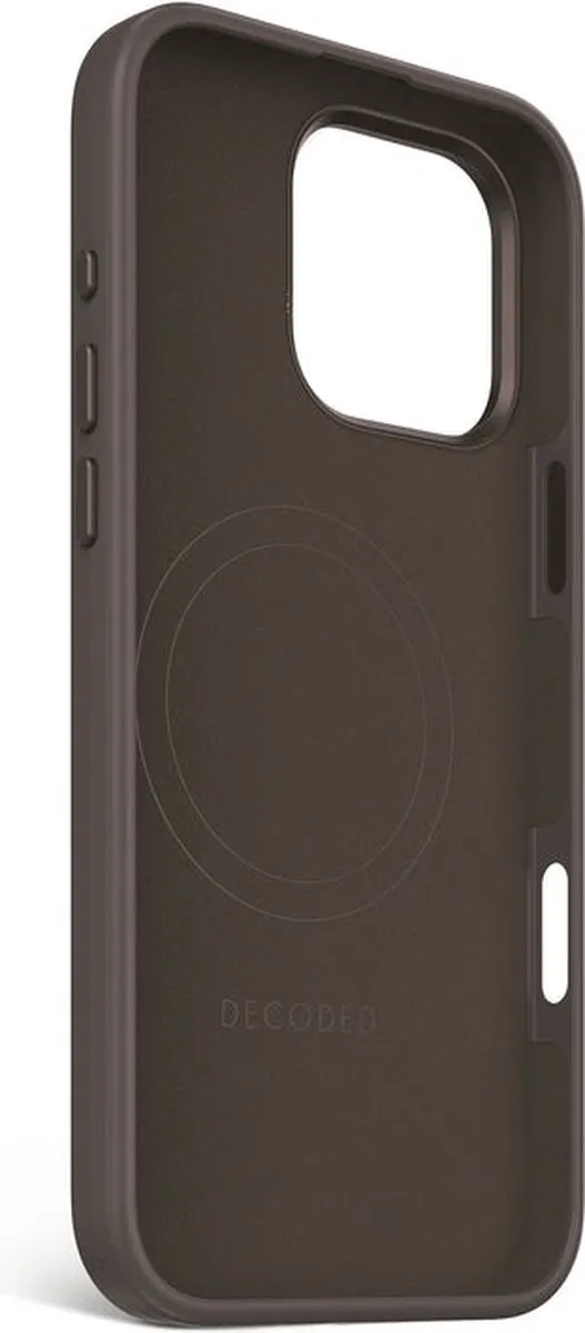 Decoded Siliconen Hoesje iPhone 16 Pro Max - Phantom Zwart