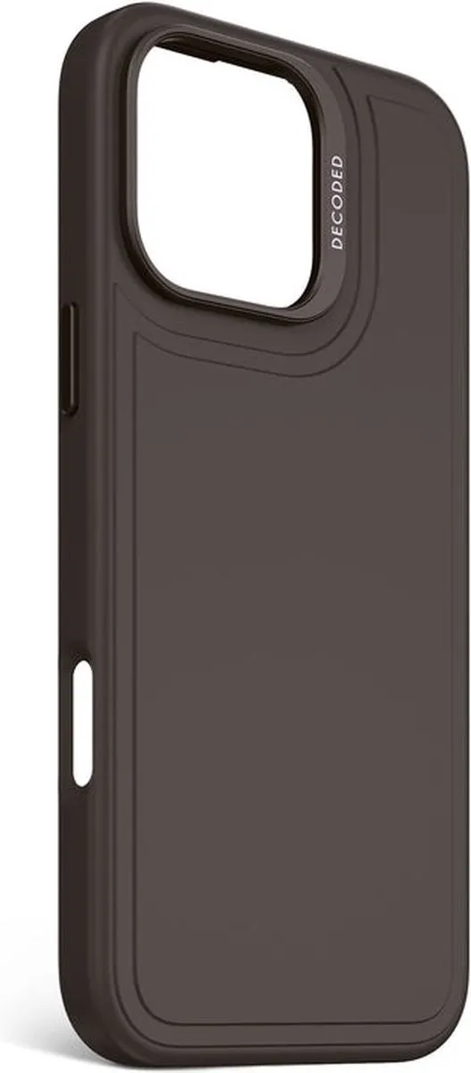 Decoded Siliconen Hoesje iPhone 16 Pro Max - Phantom Zwart