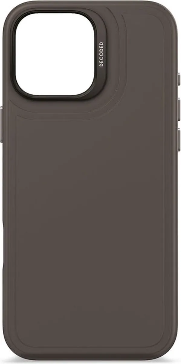Decoded Siliconen Hoesje iPhone 16 Pro Max - Phantom Zwart