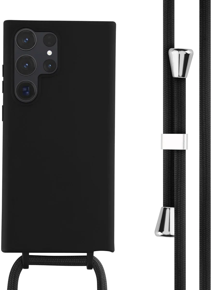 Imoshion Hoesje Samsung Galaxy S23 Ultra - Siliconen Zwart