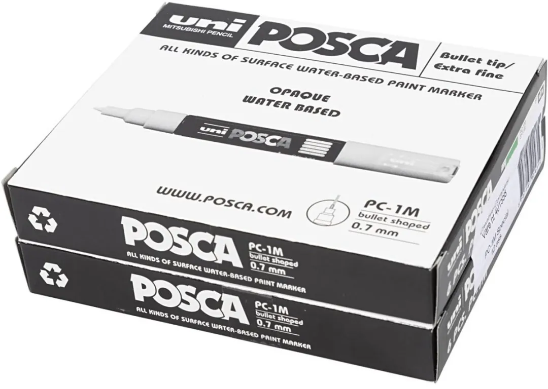 Posca Uni Posca Verfmarker Set - 12 Stuks (4x3) - Multi