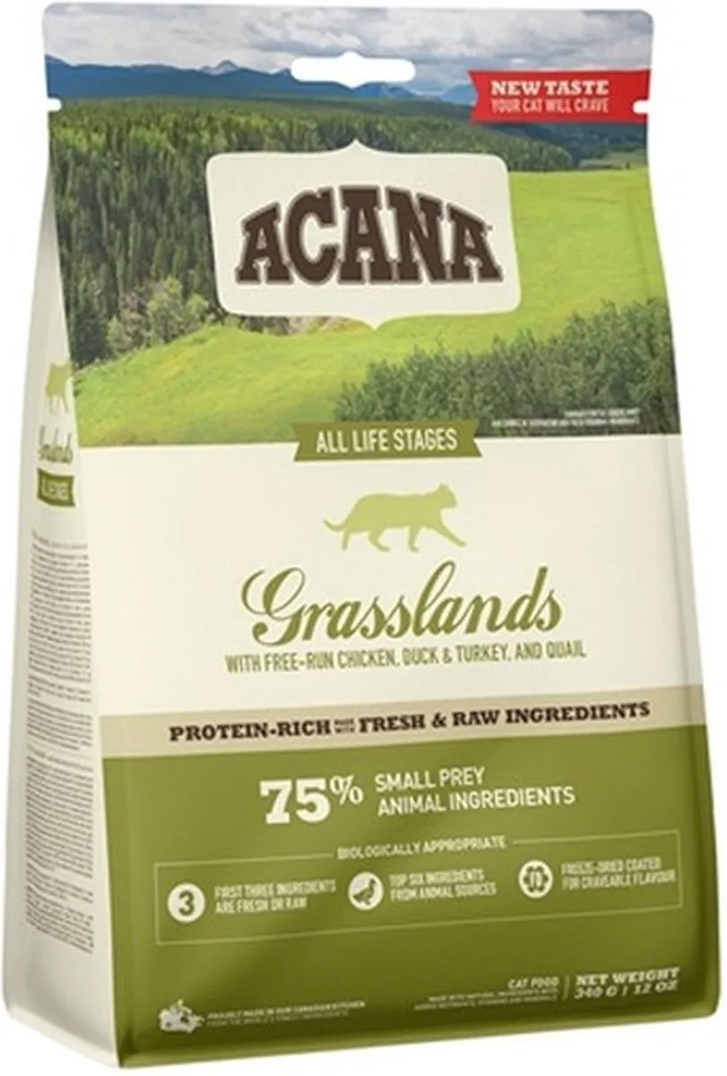 Acana Cat Grasslands 340g - 2 Stuks